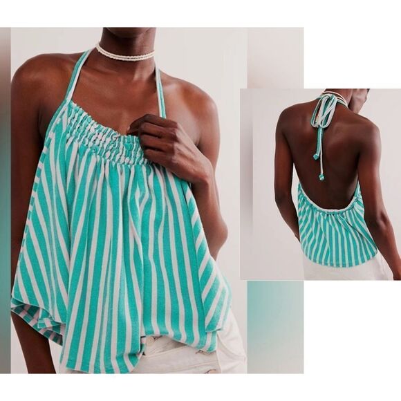 NWOT FP We the Free Coastal Town Halter Large - Picture 1 of 11